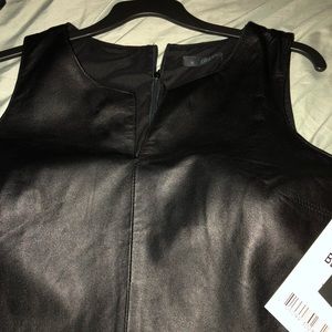 Black Leather Dress sz. 12